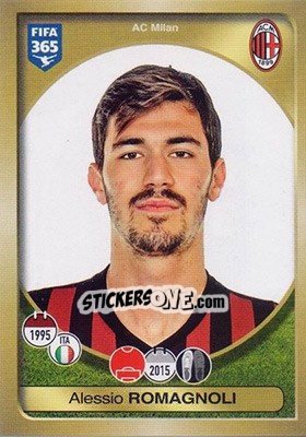 Sticker Alessio Romagnoli - FIFA 365: 2016-2017 n. 259 - Panini