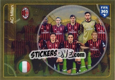 Sticker AC Milan team - FIFA 365: 2016-2017 n. 262 - Panini