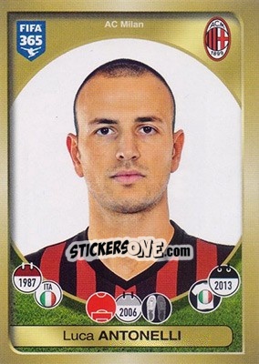 Figurina Luca Antonelli - FIFA 365: 2016-2017 - Panini