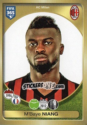 Sticker M'Baye Niang - FIFA 365: 2016-2017 n. 270 - Panini