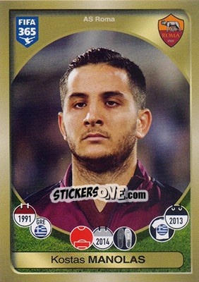 Figurina Kostas Manolas - FIFA 365: 2016-2017 - Panini