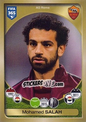 Sticker Mohamed Salah - FIFA 365: 2016-2017 n. 283 - Panini