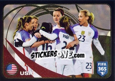 Sticker USA - FIFA 365: 2016-2017 - Panini
