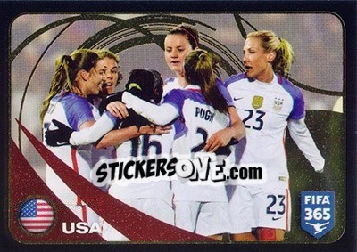 Sticker USA - FIFA 365: 2016-2017 n. 286 - Panini