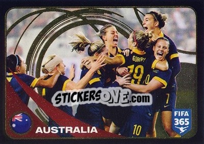 Figurina Australia - FIFA 365: 2016-2017 - Panini