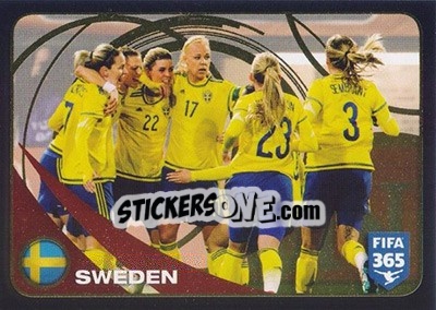 Sticker Sweden - FIFA 365: 2016-2017 n. 291 - Panini