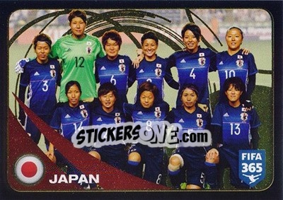 Sticker Japan - FIFA 365: 2016-2017 n. 292 - Panini