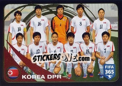 Sticker Korea DPR - FIFA 365: 2016-2017 n. 294 - Panini