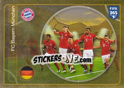 Sticker FC Bayern München team - FIFA 365: 2016-2017 - Panini