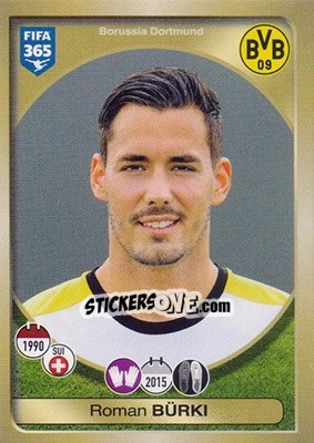 Sticker Roman Bürki - FIFA 365: 2016-2017 n. 310 - Panini