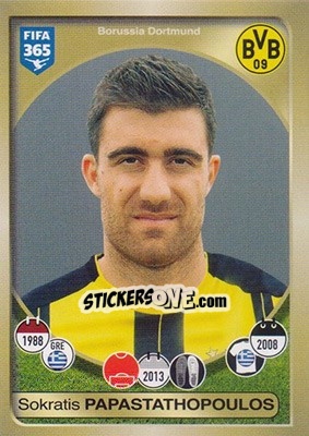 Sticker Sokratis Papastathopoulos - FIFA 365: 2016-2017 - Panini