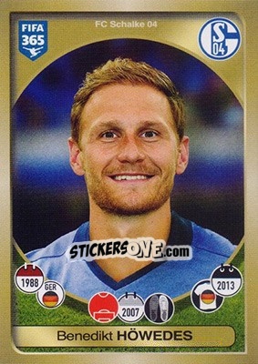 Sticker Benedikt Höwedes - FIFA 365: 2016-2017 n. 325 - Panini