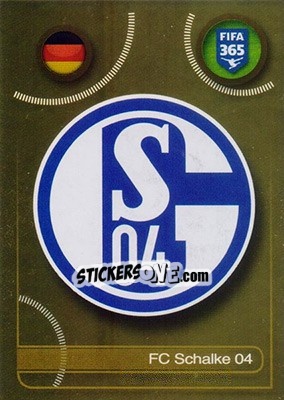 Sticker FC Schalke 04 logo - FIFA 365: 2016-2017 n. 329 - Panini