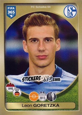 Sticker Leon Goretzka - FIFA 365: 2016-2017 n. 332 - Panini