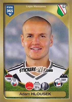 Sticker Adam Hlousek - FIFA 365: 2016-2017 - Panini