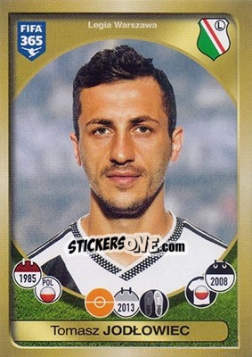 Sticker Tomasz Jodłowiec - FIFA 365: 2016-2017 n. 345 - Panini