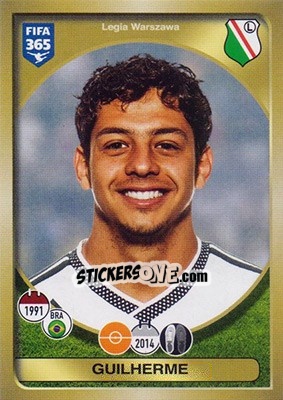 Sticker Guilherme - FIFA 365: 2016-2017 - Panini