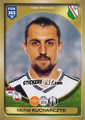 Sticker Michał Kucharczyk - FIFA 365: 2016-2017 - Panini