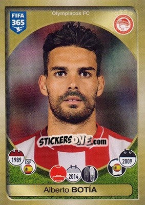 Sticker Alberto Botía - FIFA 365: 2016-2017 - Panini