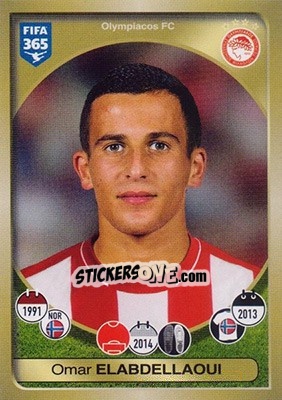 Cromo Omar Elabdellaoui - FIFA 365: 2016-2017 - Panini