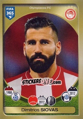 Cromo Dimitris Siovas - FIFA 365: 2016-2017 - Panini