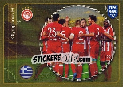 Sticker Olympiacos FC team - FIFA 365: 2016-2017 - Panini