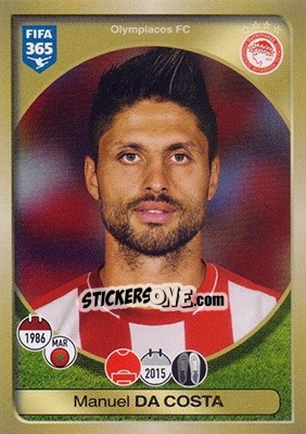 Cromo Manuel Da Costa - FIFA 365: 2016-2017 - Panini