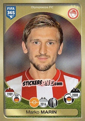 Figurina Marko Marin - FIFA 365: 2016-2017 - Panini