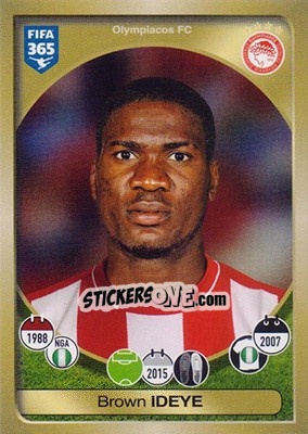 Cromo Brown Ideye - FIFA 365: 2016-2017 - Panini