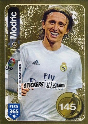 Sticker Luka Modric (Real Madrid Cf) - FIFA 365: 2016-2017 n. 366 - Panini