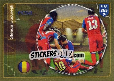 Cromo Steaua Bucureşti team - FIFA 365: 2016-2017 - Panini