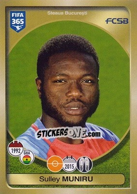 Figurina Sulley Muniru - FIFA 365: 2016-2017 - Panini