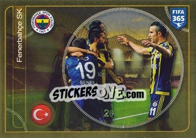 Sticker Fenerbahçe SK team - FIFA 365: 2016-2017 - Panini