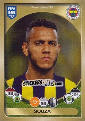 Sticker Souza - FIFA 365: 2016-2017 - Panini