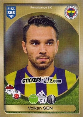 Cromo Volkan Sen - FIFA 365: 2016-2017 - Panini