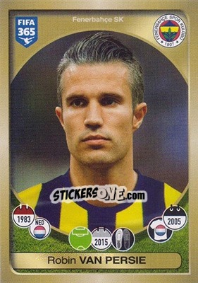 Sticker Robin van Persie - FIFA 365: 2016-2017 n. 406 - Panini