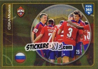 Cromo CSKA Moskva team - FIFA 365: 2016-2017 - Panini