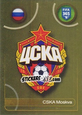 Sticker CSKA Moskva logo - FIFA 365: 2016-2017 n. 413 - Panini