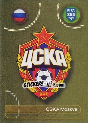 Cromo CSKA Moskva logo - FIFA 365: 2016-2017 - Panini