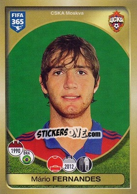 Sticker Mário Fernandes - FIFA 365: 2016-2017 n. 414 - Panini