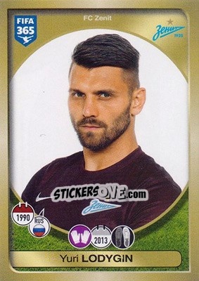 Sticker Yuri Lodygin - FIFA 365: 2016-2017 - Panini