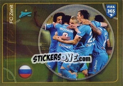 Sticker FC Zenit team - FIFA 365: 2016-2017 - Panini