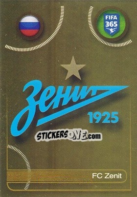 Cromo FC Zenit logo - FIFA 365: 2016-2017 - Panini