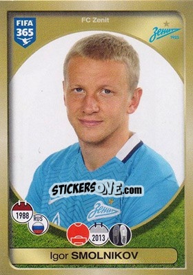 Sticker Igor Smolnikov - FIFA 365: 2016-2017 - Panini