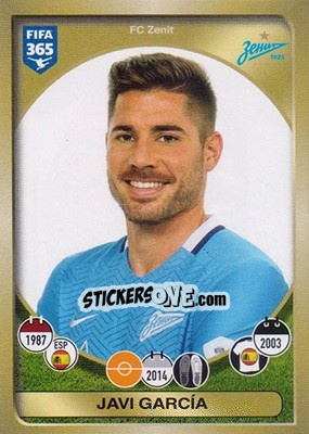 Figurina Javi García - FIFA 365: 2016-2017 - Panini