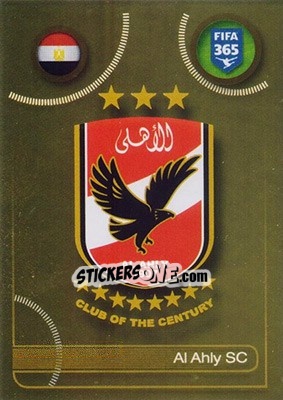 Sticker Al Ahly SC logo - FIFA 365: 2016-2017 - Panini