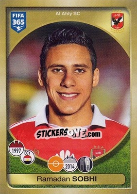 Sticker Ramadan Sobhi - FIFA 365: 2016-2017 n. 447 - Panini