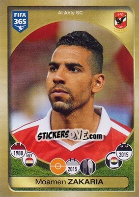 Sticker Moamen Zakaria - FIFA 365: 2016-2017 - Panini