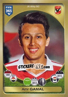 Sticker Amr Gamal - FIFA 365: 2016-2017 - Panini