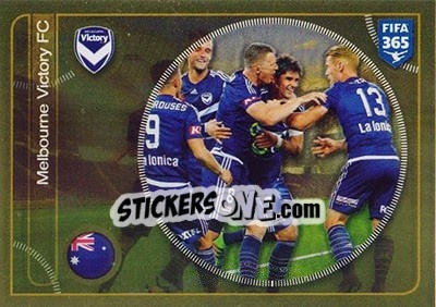 Cromo Melbourne Victory FC team - FIFA 365: 2016-2017 - Panini